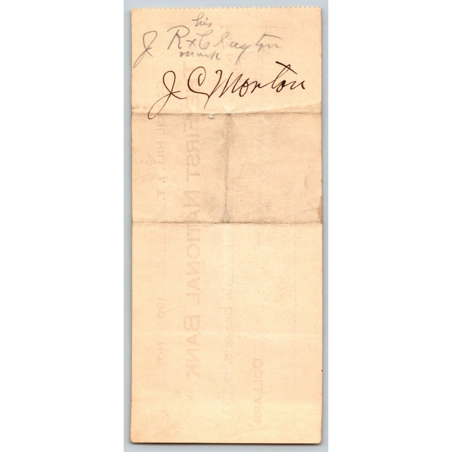 Council Hill, OK Indian Territory* 1910 FNB Check - Scarce