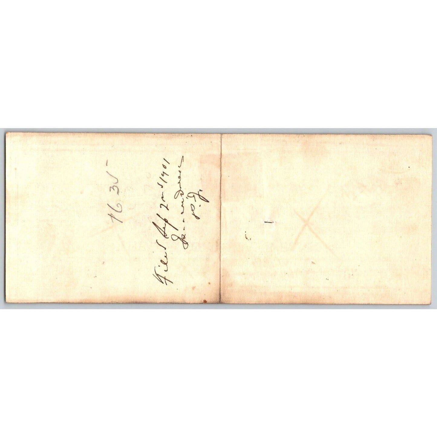 Medford, Oklahoma 1900 Territorial Promissory Note w/ Tax Rev Stamp