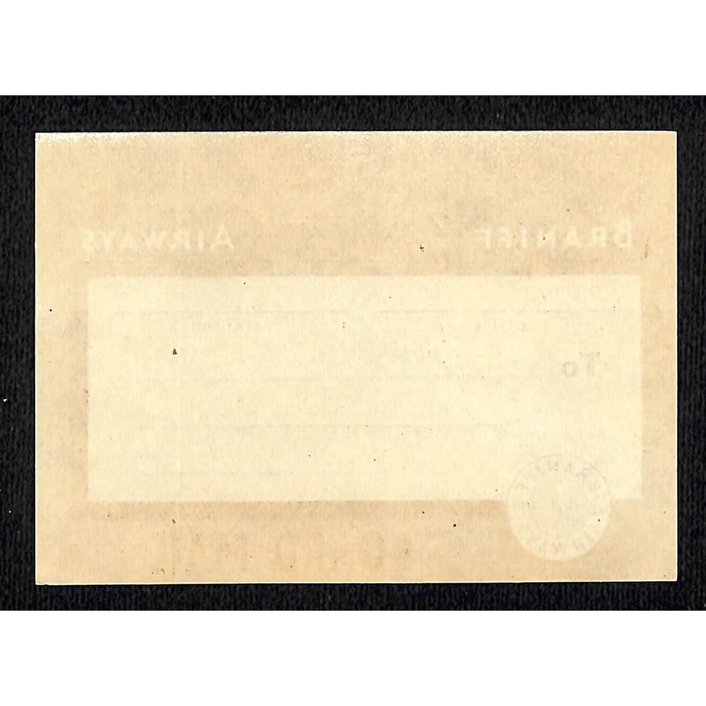 Braniff International Airways "Board Mail" Gum Label c1950's VGC