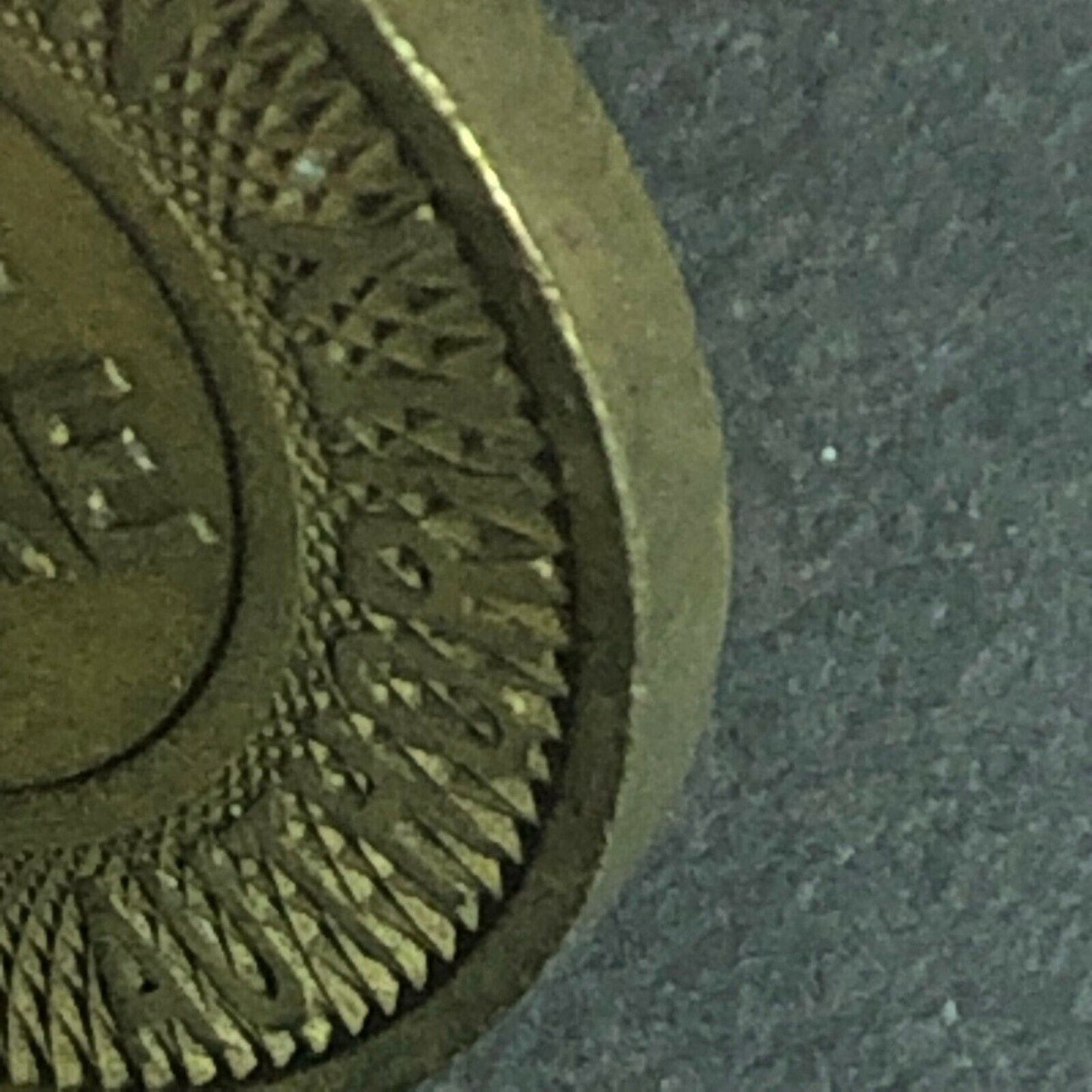 c1951 20mm Metropolitan Transit Authority One Fare Brass Transit Token Boston