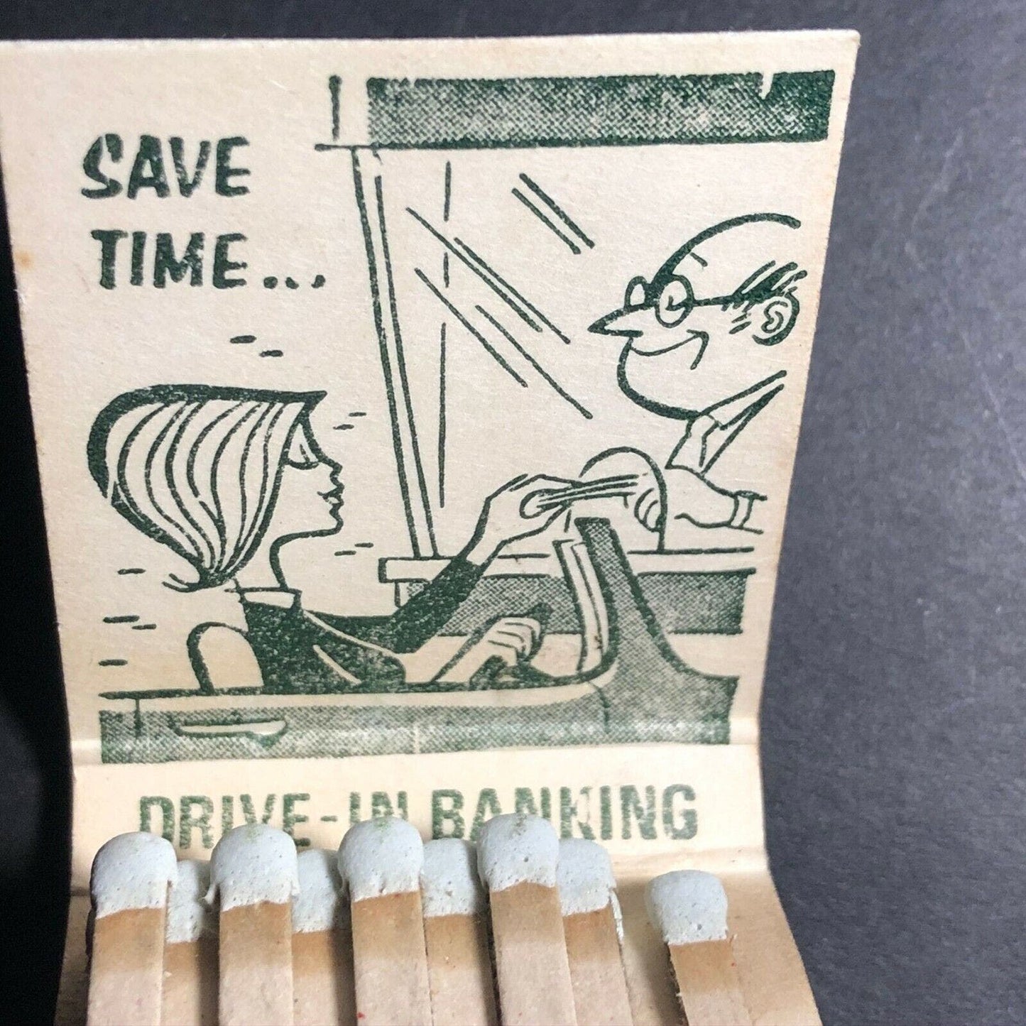1960's-70's Full Matchbook "Derby Savings Bank" Derby, CT