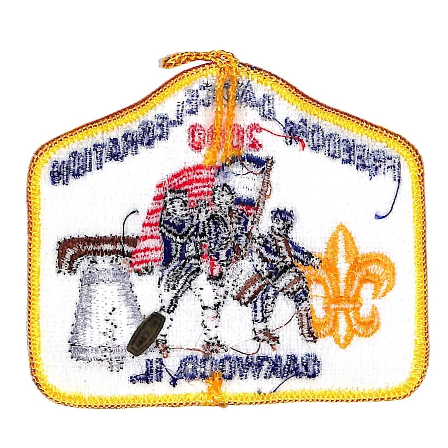 BSA Patch Freedom Day Celebration 2000 Oakwood, IL Patriotic Scarce VGC