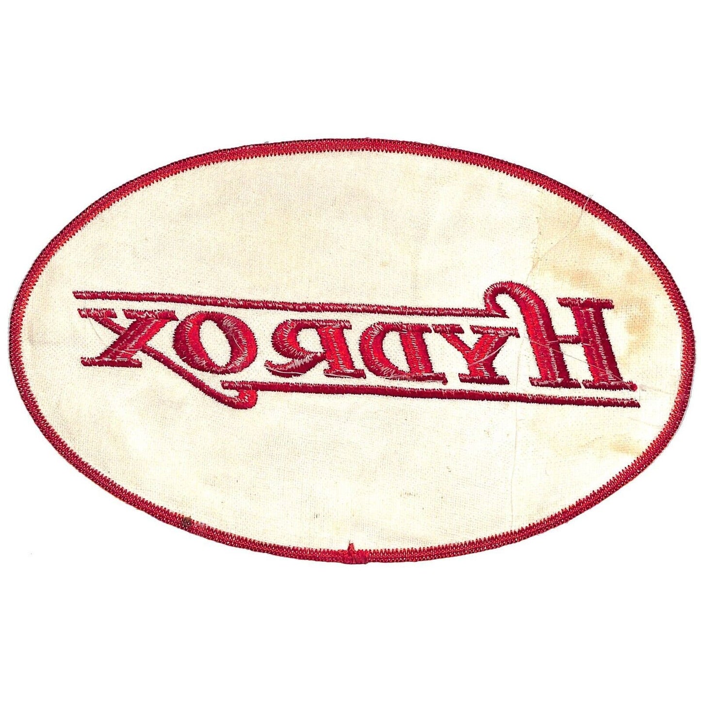 Hydrox Beverages Large Embroidered Soda Patch c1950's-60's VGC Very Scarce