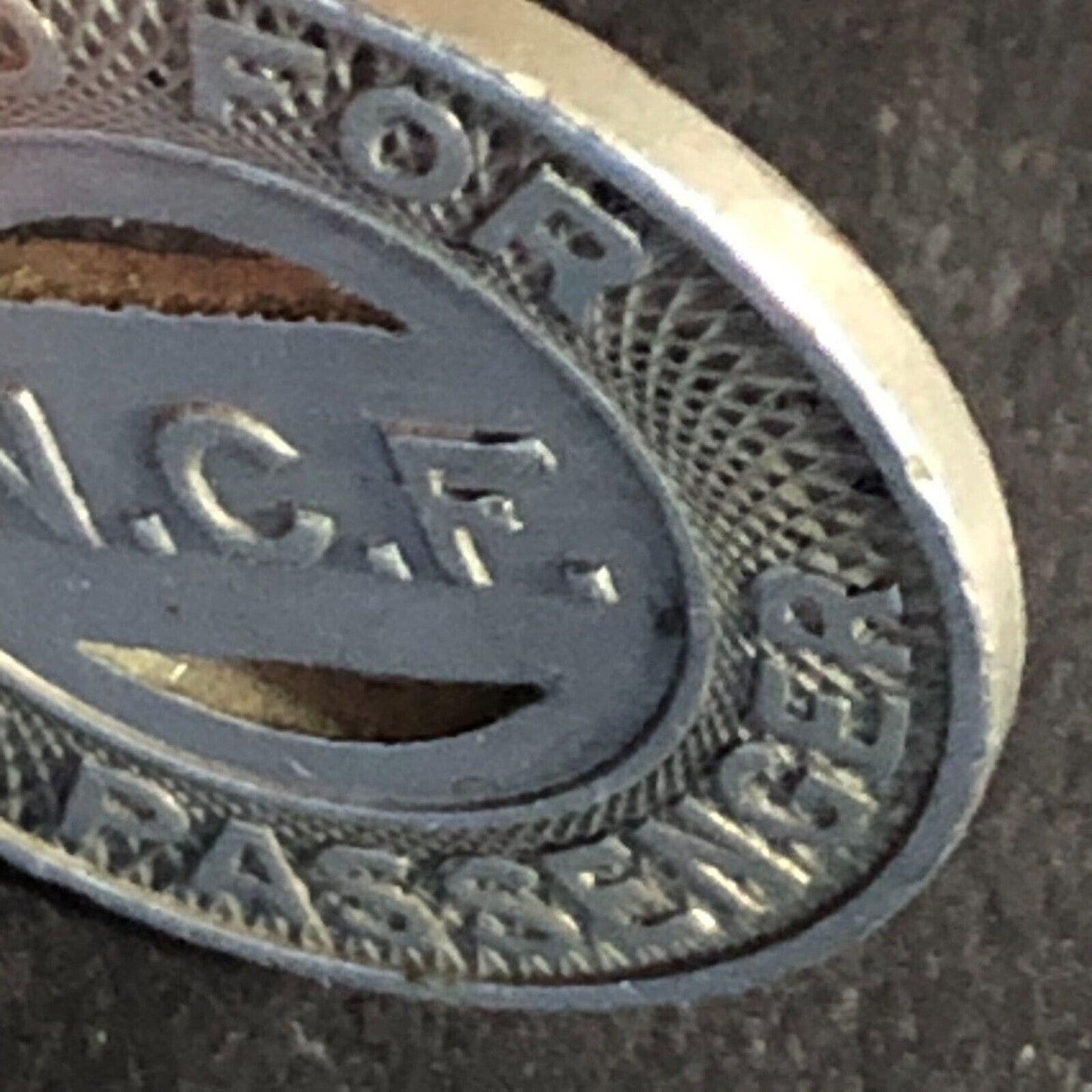 Norfolk County Ferries N.C.F. WM G/F One Passenger Transit Token - 20mm