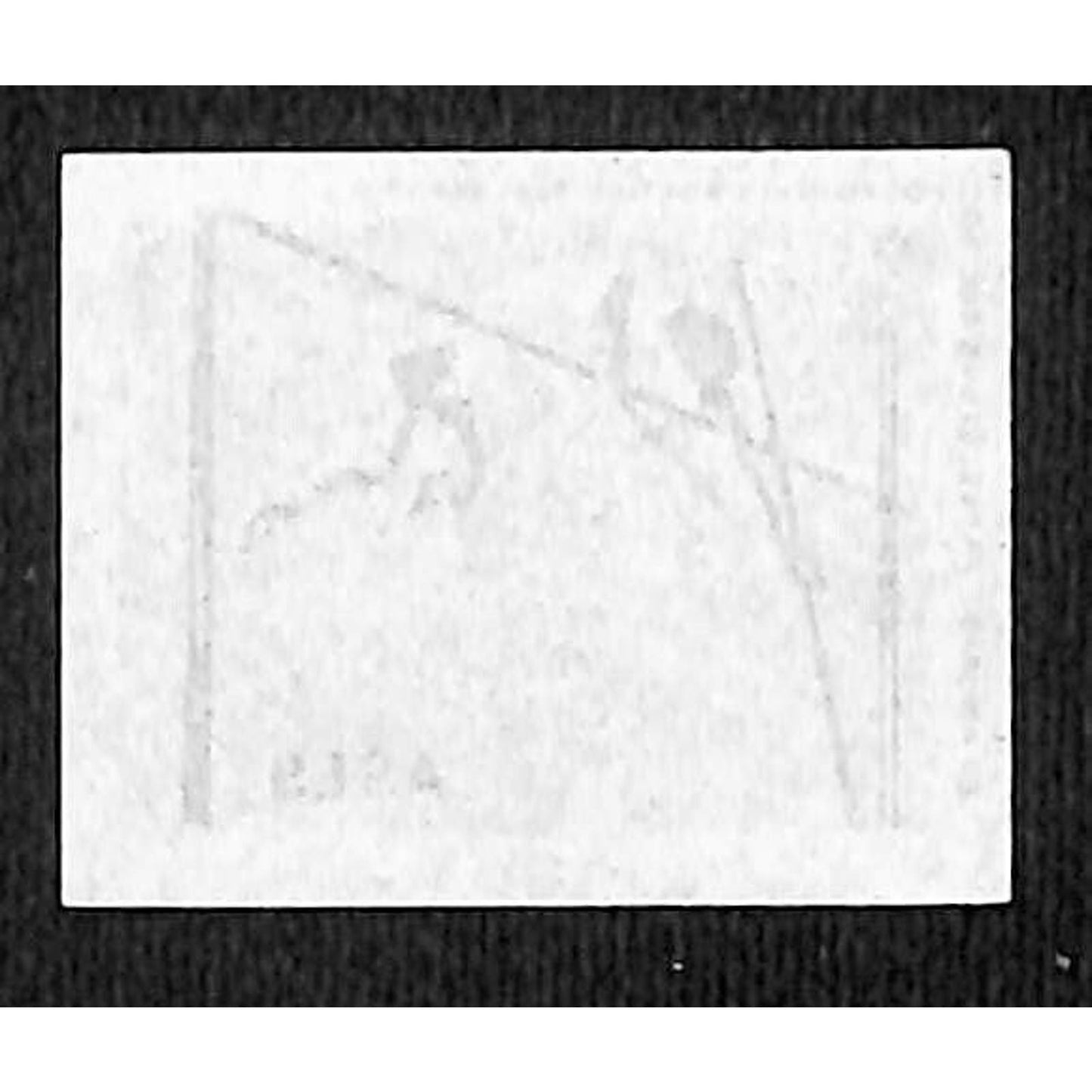Vintage Matchbox Label Portuguese Match Stick Pole Vaulting - (No. 13) c1960