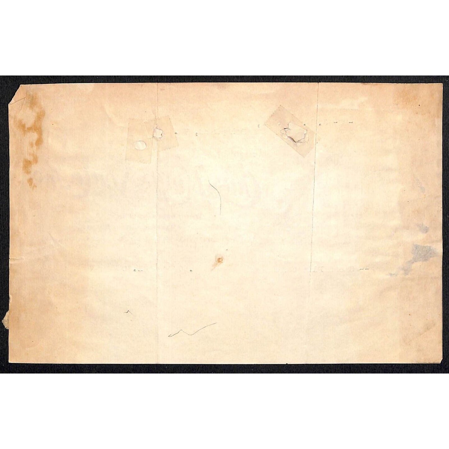 Alexandria, VA Chas. King & Son Co. Grocers 1908 Billhead w/ Vignette