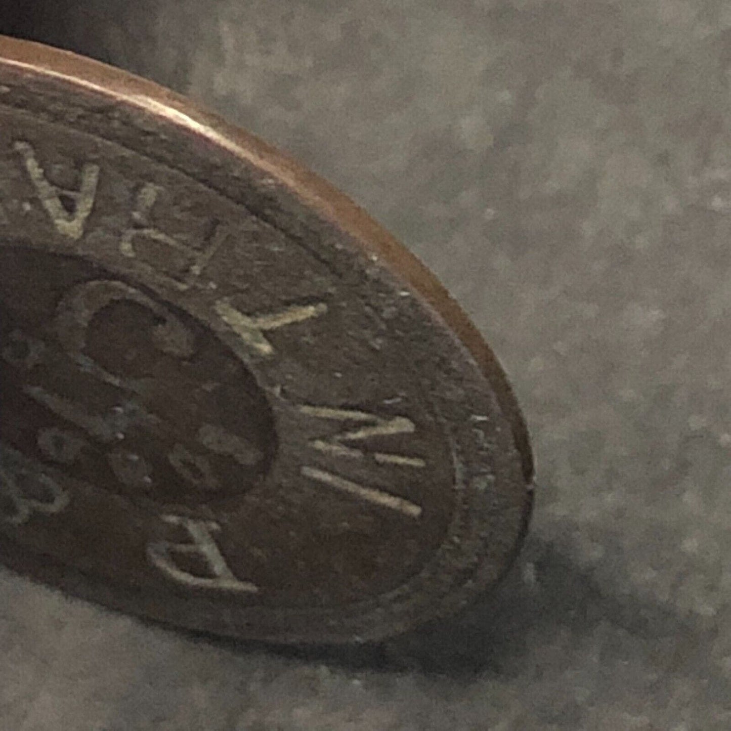 P & D "Good for 5c In Trade" Uniface Brass Token 23mm Unknown