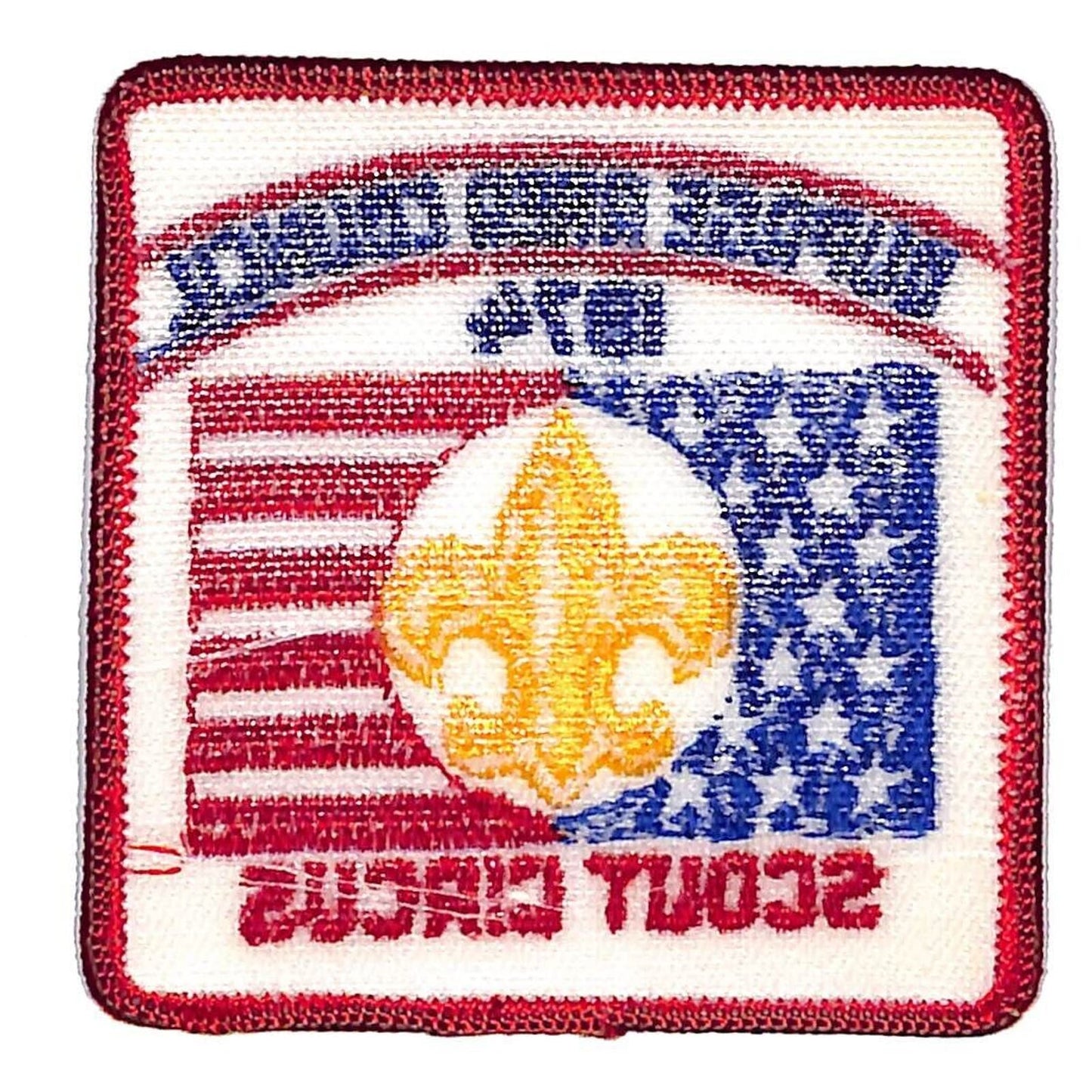 BSA Patch Dupage Area Council 1974 Scout Circus / American Flag