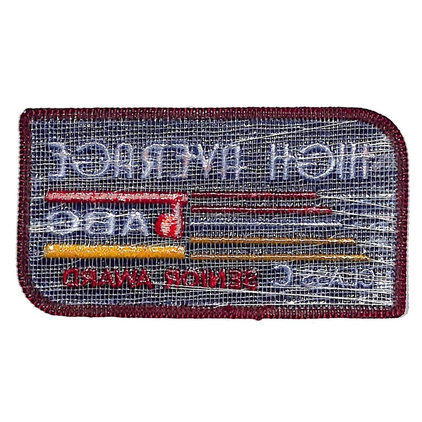 High Average Class C Senior Award ABC Embroidered Bowling Patch