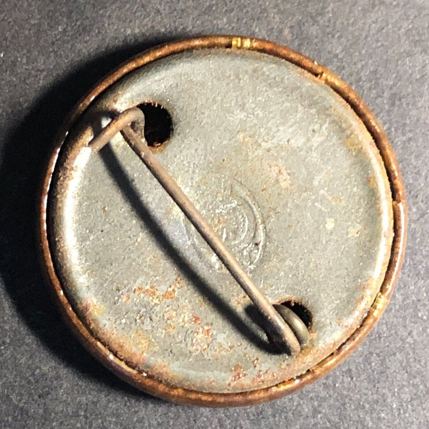 Blue Ridge Lodge 1127 May 1919 I. A. of M Machinist Ass'n Steel Pinback Scarce