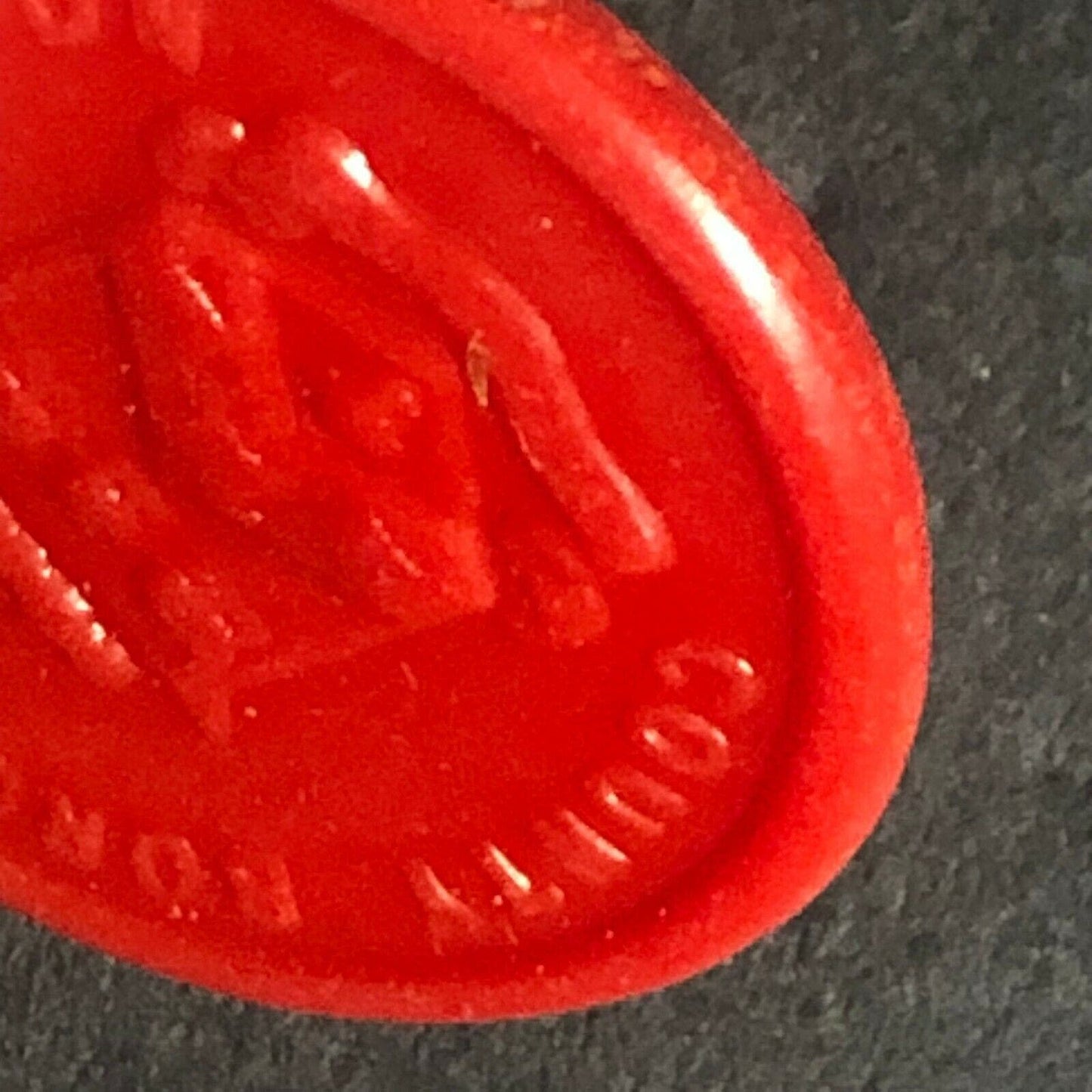 Darlington Transport Transit England Plastic Token Red 1D 22mm c50's-60's