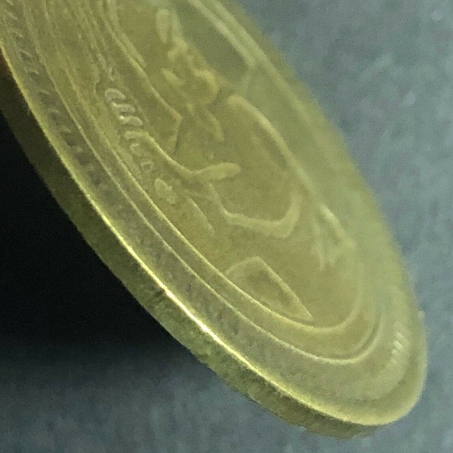 28.7mm Large Vintage Brass Baseball "No Cash Value" Token - Fauver Coll.