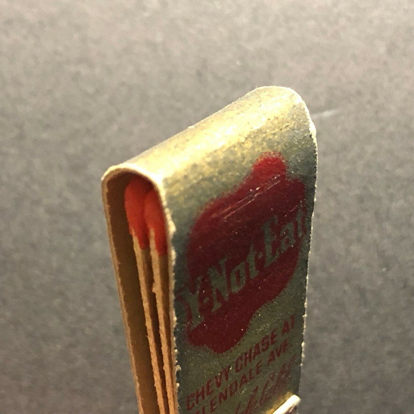 Scarce Vintage c1940's Full Slim 10 Strike Matchbook Y-Not-Eat Glendale, CA