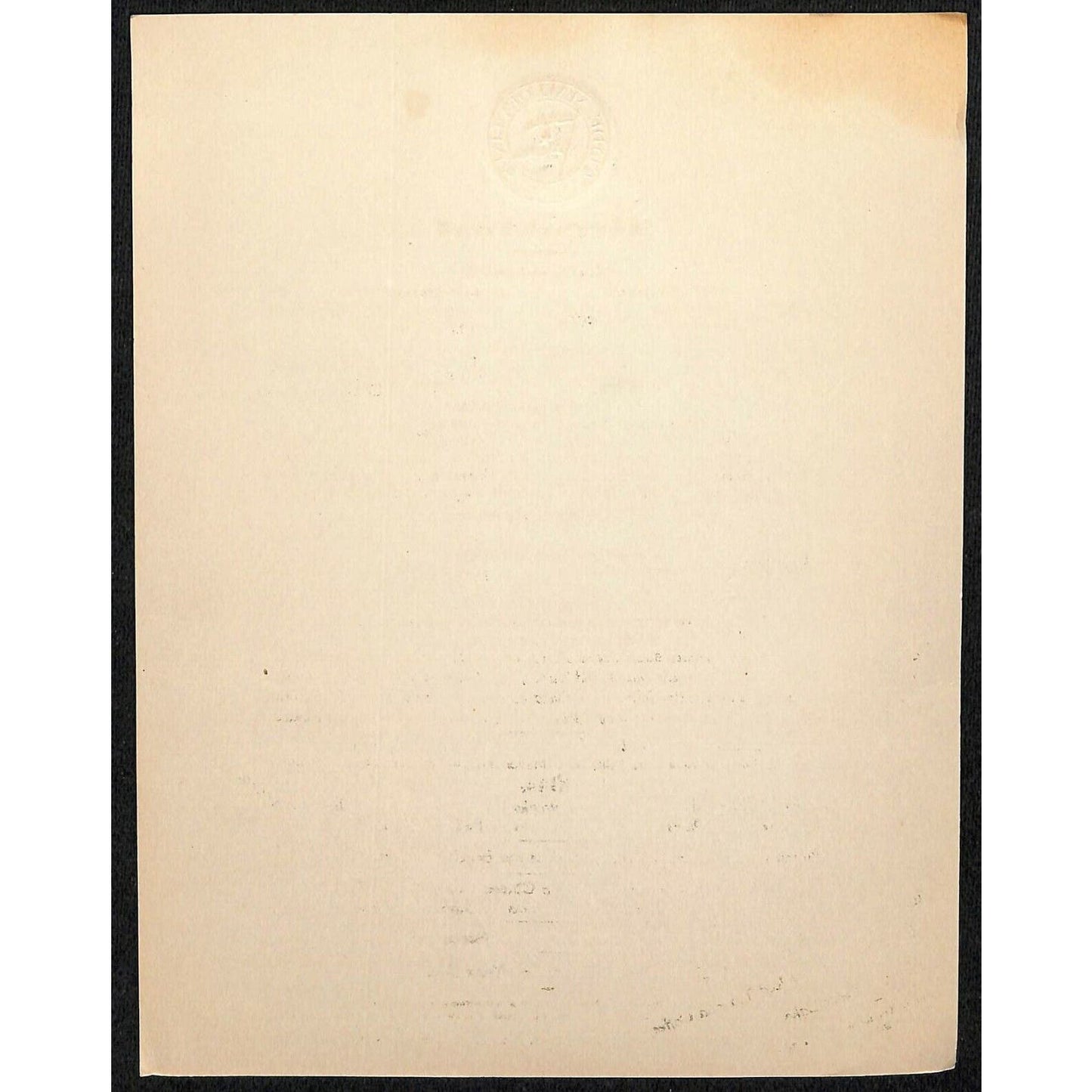 1938 Clyde-Mallory Iroquois Cruise Line Mar 19 Luncheon Menu