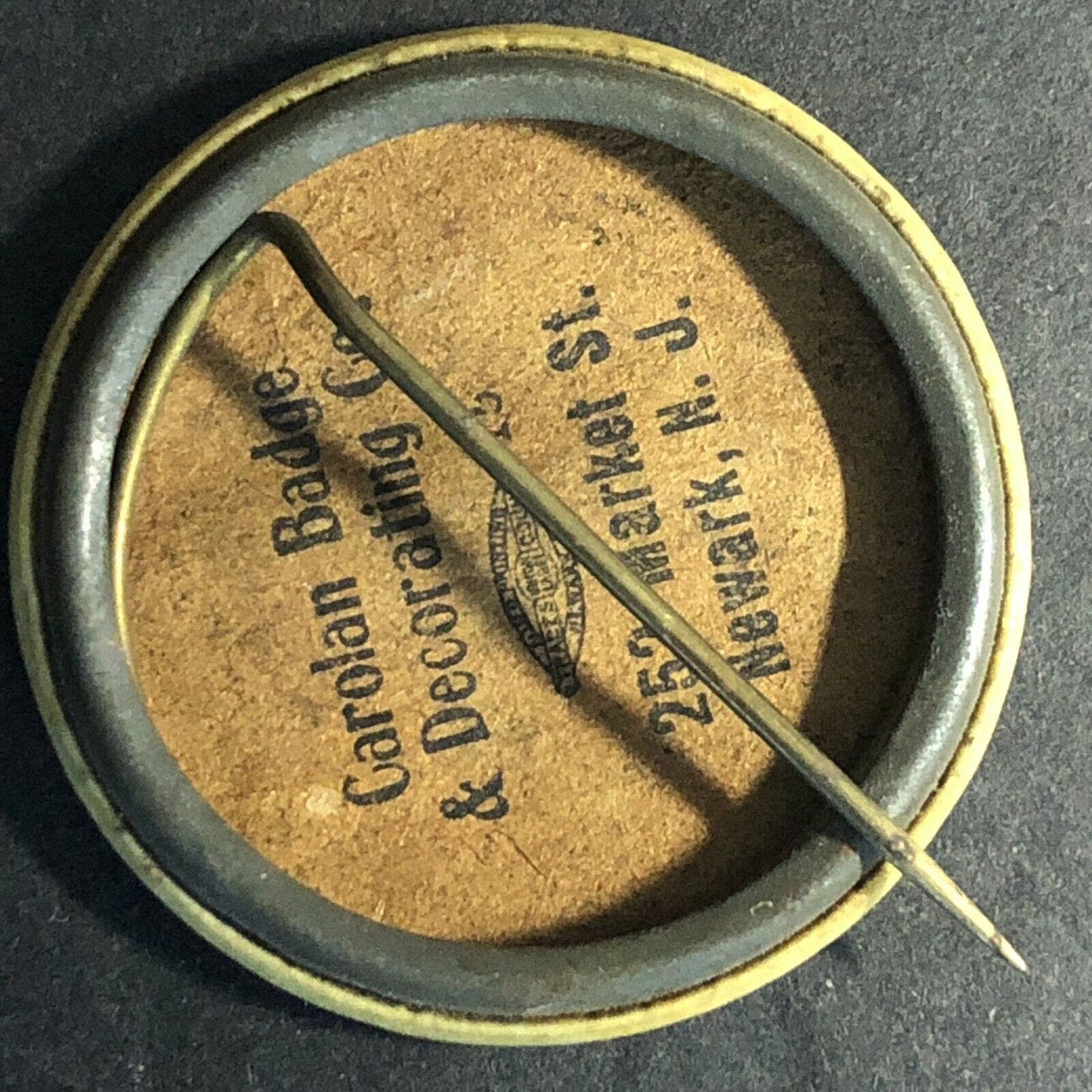 Ladies M.A.S. (WWI ?) Celluloid Steel Pinback Button