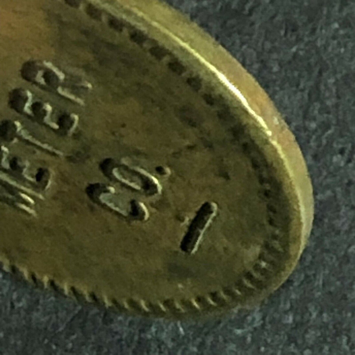 Metered Laundry Equipment - Coin-Meter Co. Brass Token 17.85mm