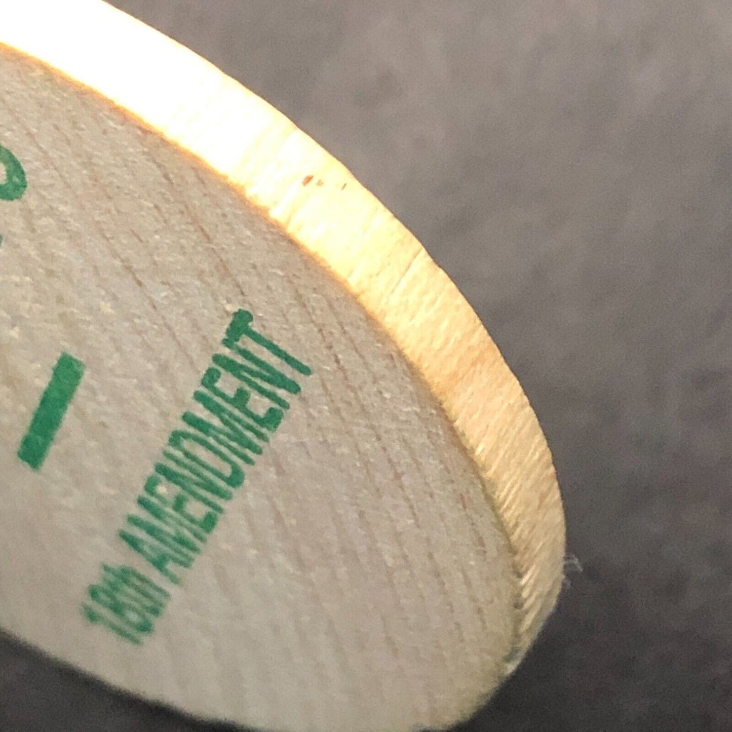 Barry O's Paddy Murphy's O'Toole's "18th Amendment" Wooden Nickel 38mm c1970's