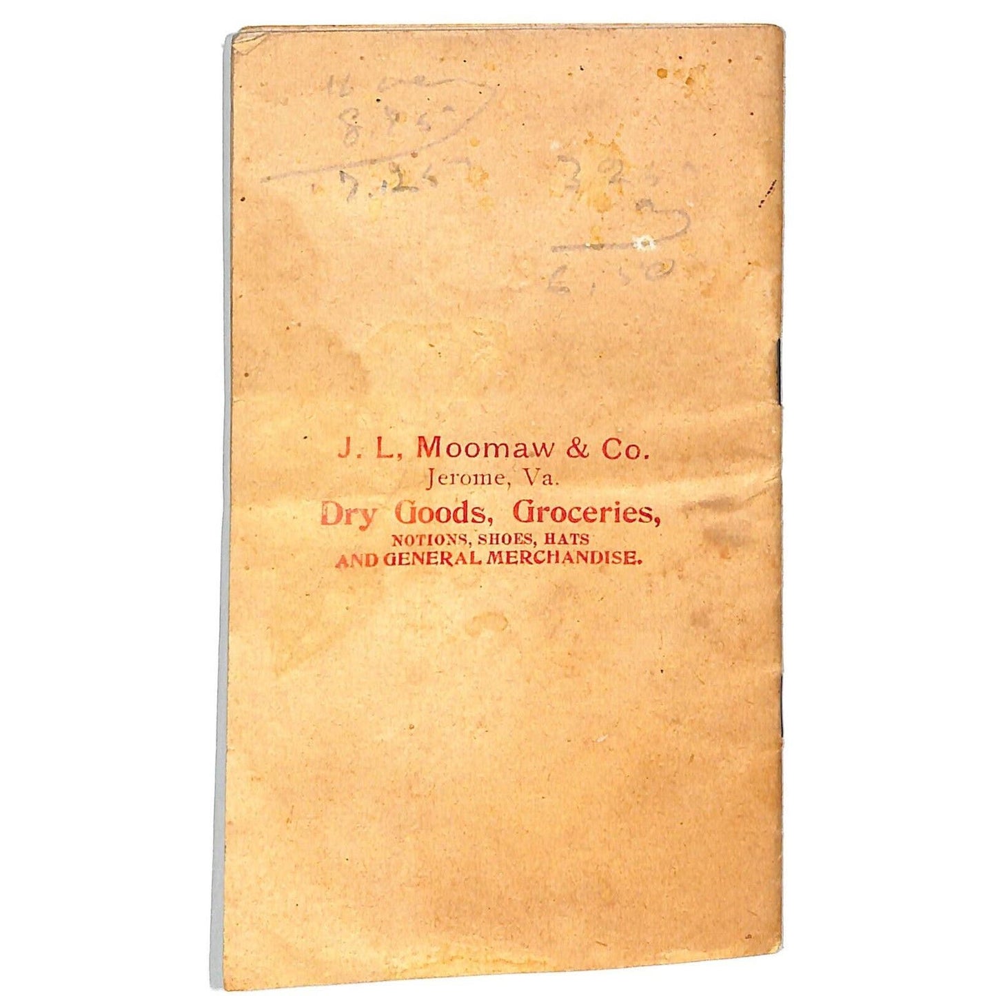 Jerome, VA Moomaw & Co. Dry Goods "The Land of the Wheeze" Nosena c1906 Booklet
