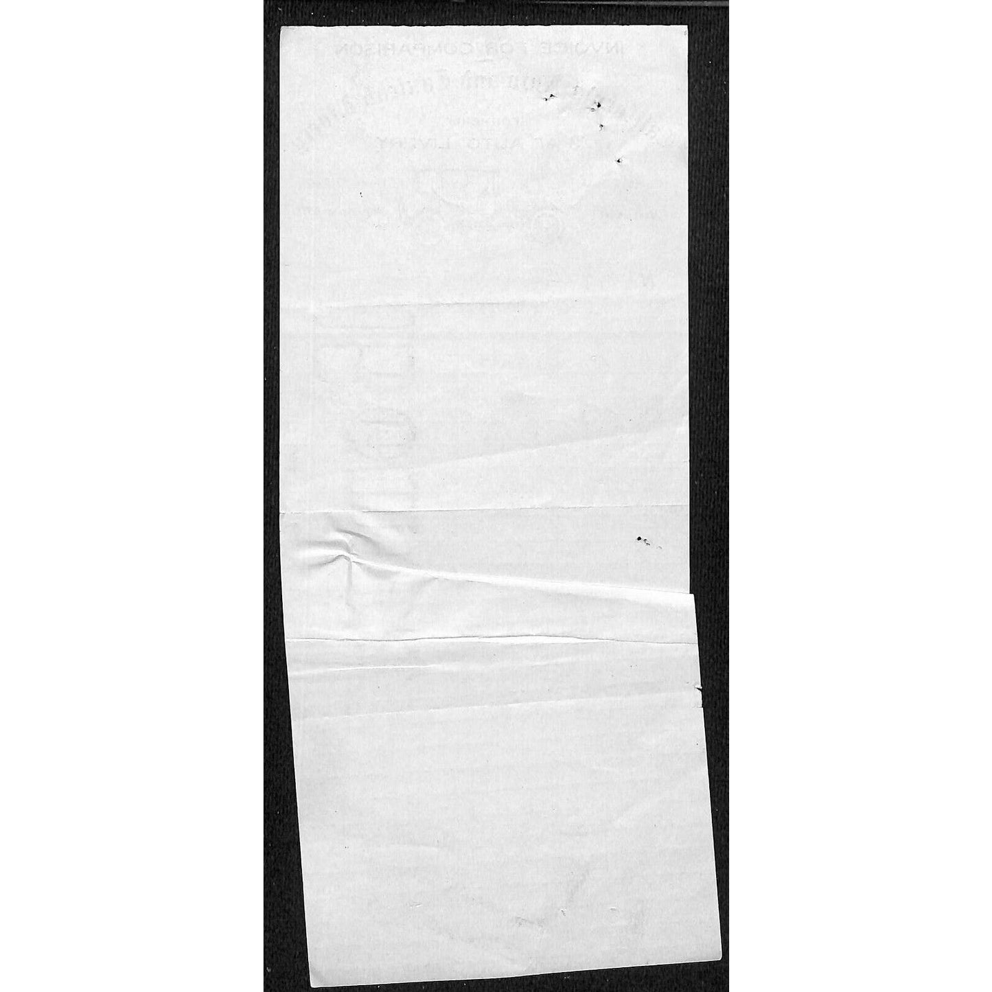 California Auto and Taxicab Livery April 18 1918 Billhead Letterhead R.A. Rowan