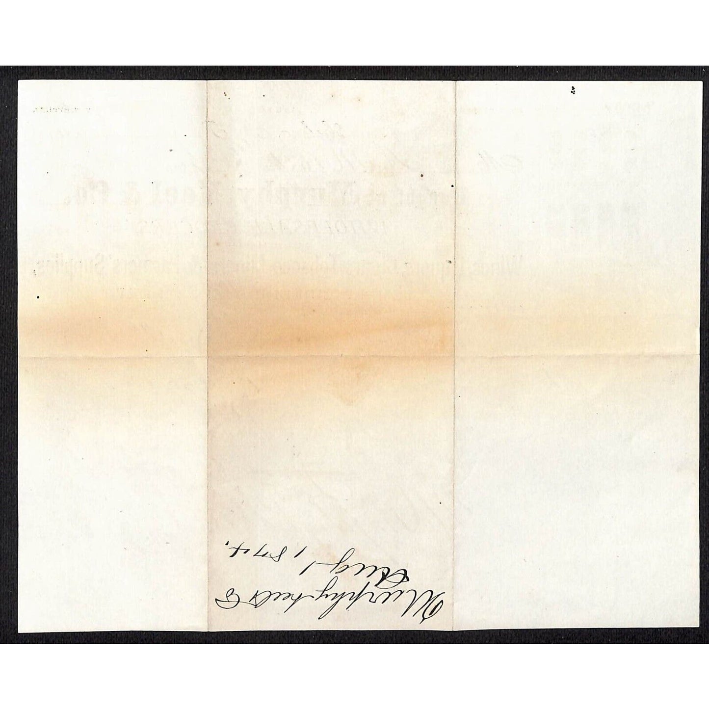 Helena, MT Murphy, Neel & Co. 1974 Letterhead $1,200 Sugar Purchase