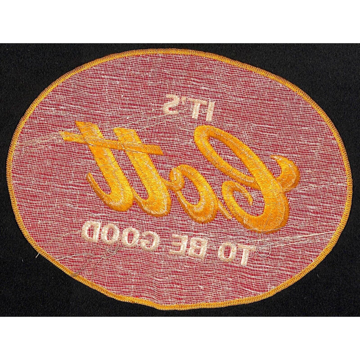 It's Cott To Be Good Large Embroidered Soda Patch c1950's-60's VGC Very Scarce