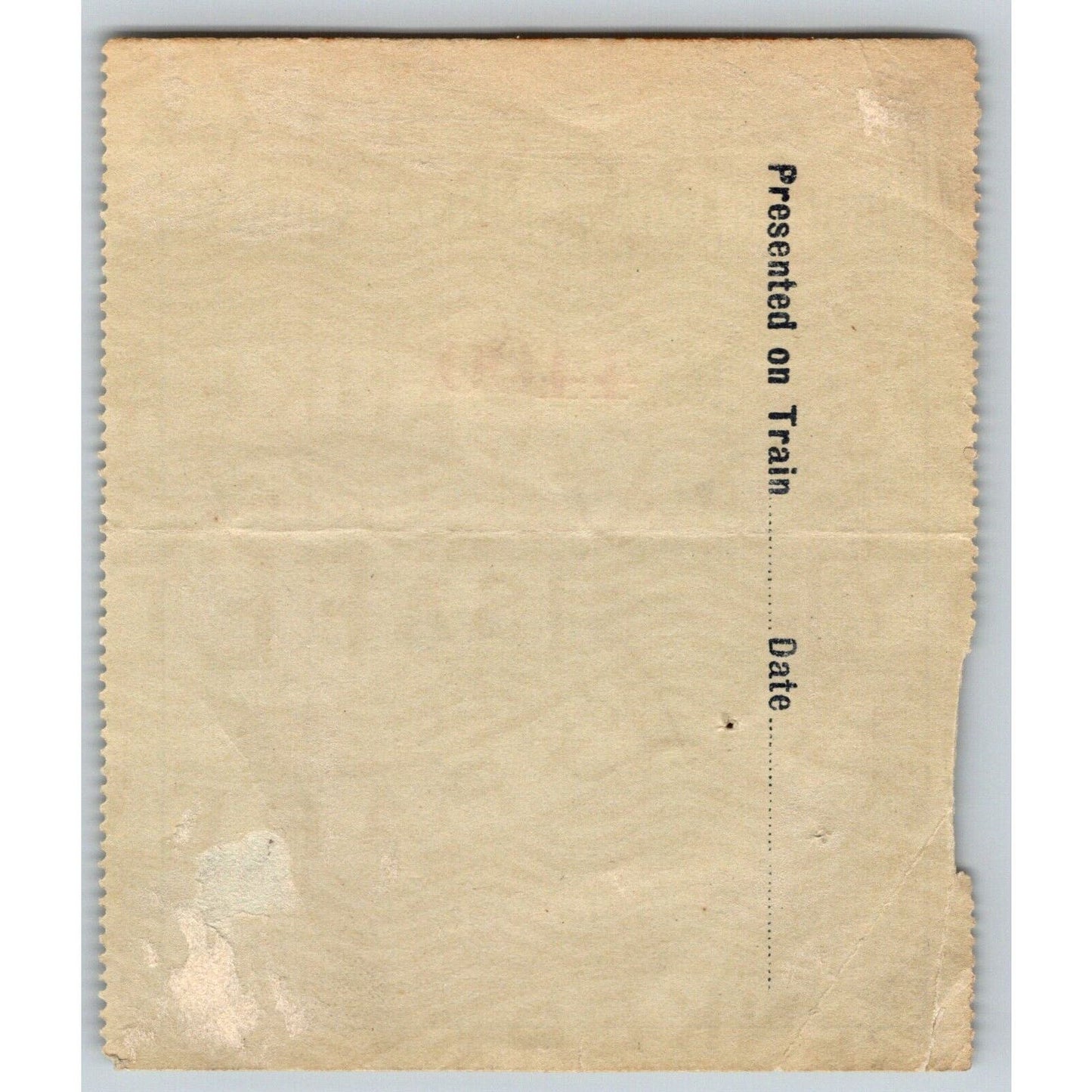 Grand Trunk Railway System 1897 Ticket from Chicago to Lapeer, MI #4400 Scarce