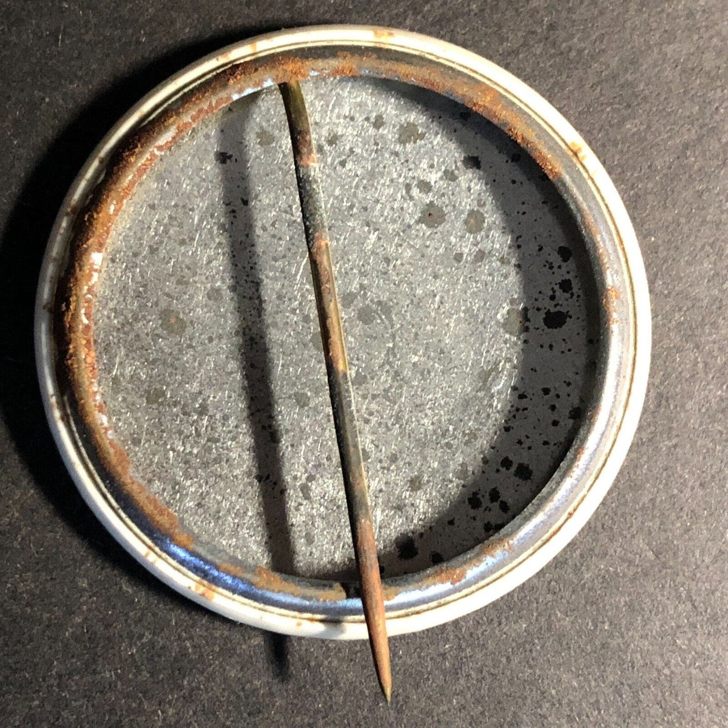 Pit Stop Restaurant Ledgewood Circle (NJ ?) Vintage Steel Pinback Button c1960's