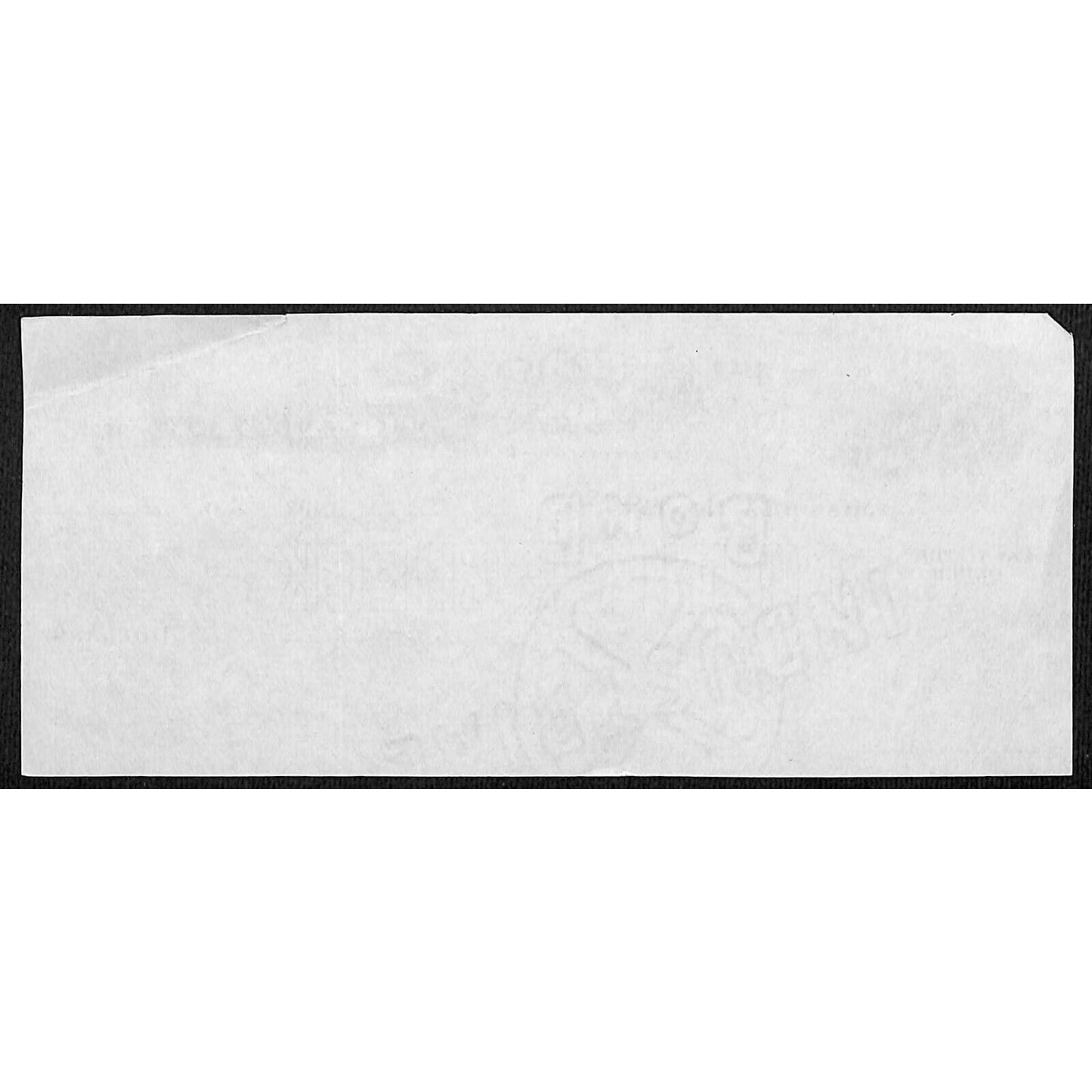 Missoula Montana Western Montana National Bank - 1920's Unused Counter Check