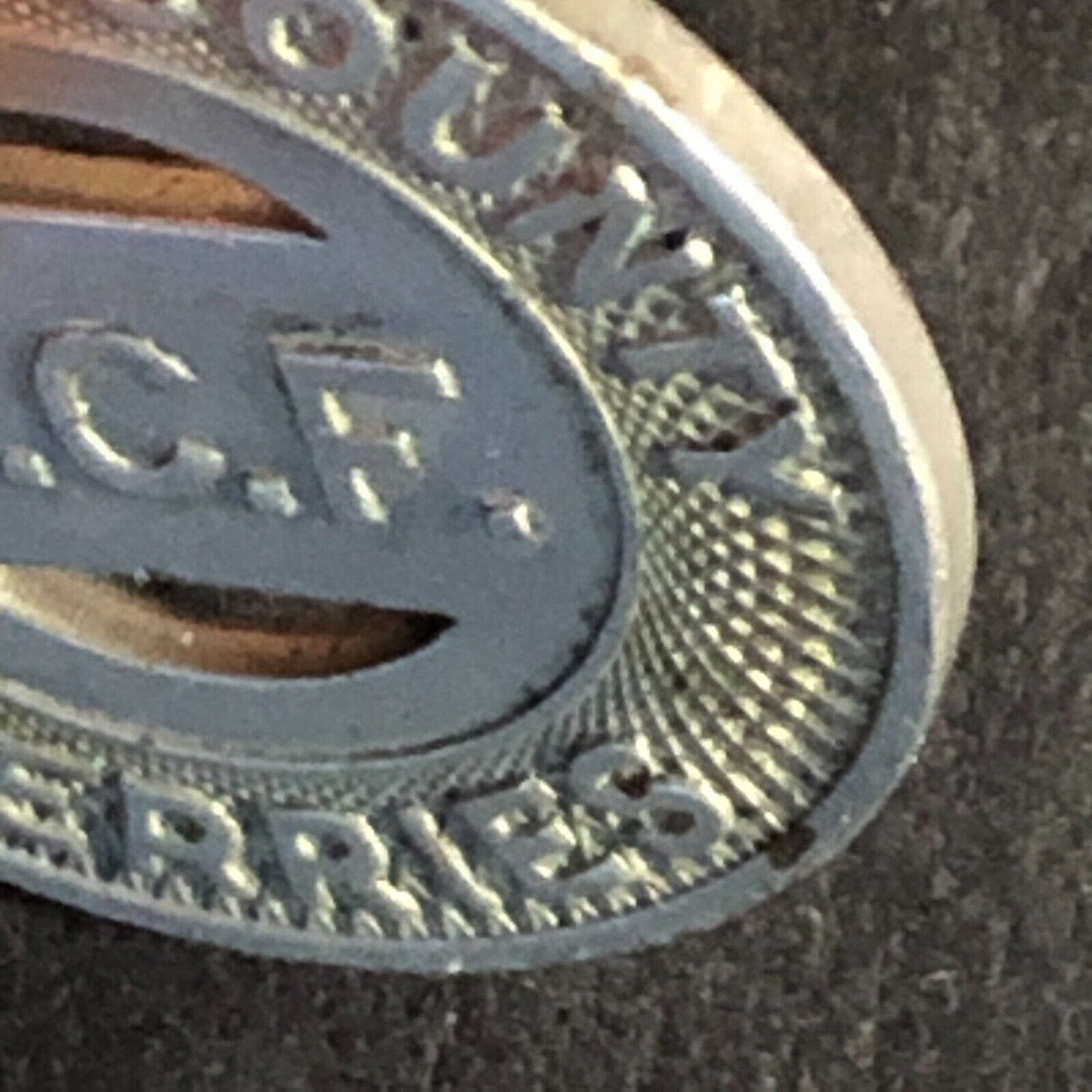 Norfolk County Ferries N.C.F. WM G/F One Passenger Transit Token 20mm