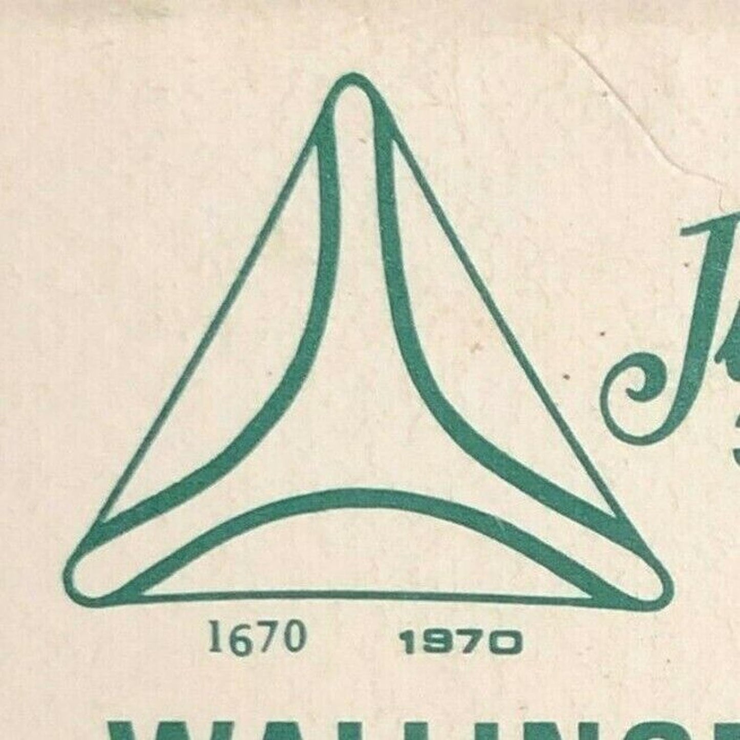 1970 Full Matchbook Silversmith Country Store Wallingford, CT Tercentenary B-day