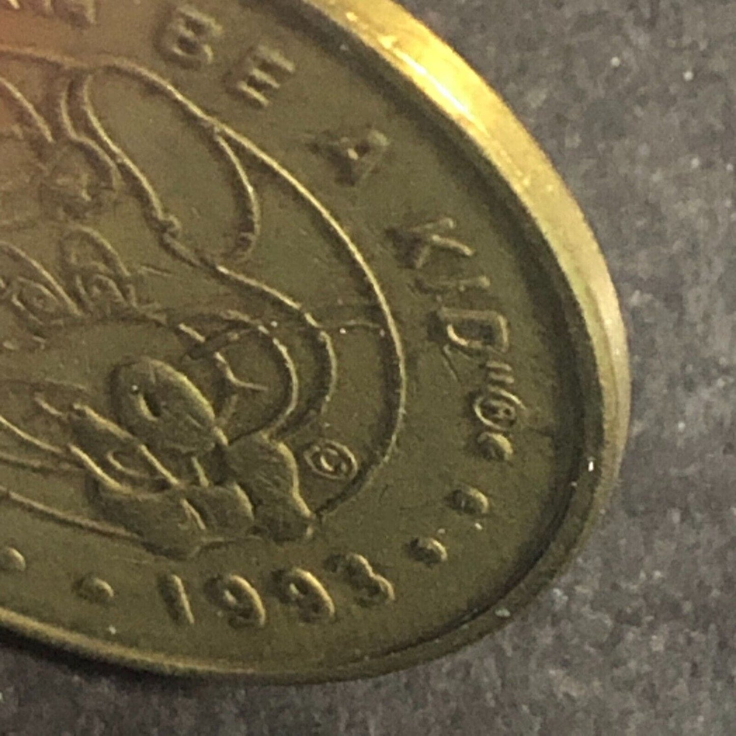 Chuck E. Cheese Token 1993 "Where a Kid Can Be a Kid" (Disneyworld ?*) 25mm