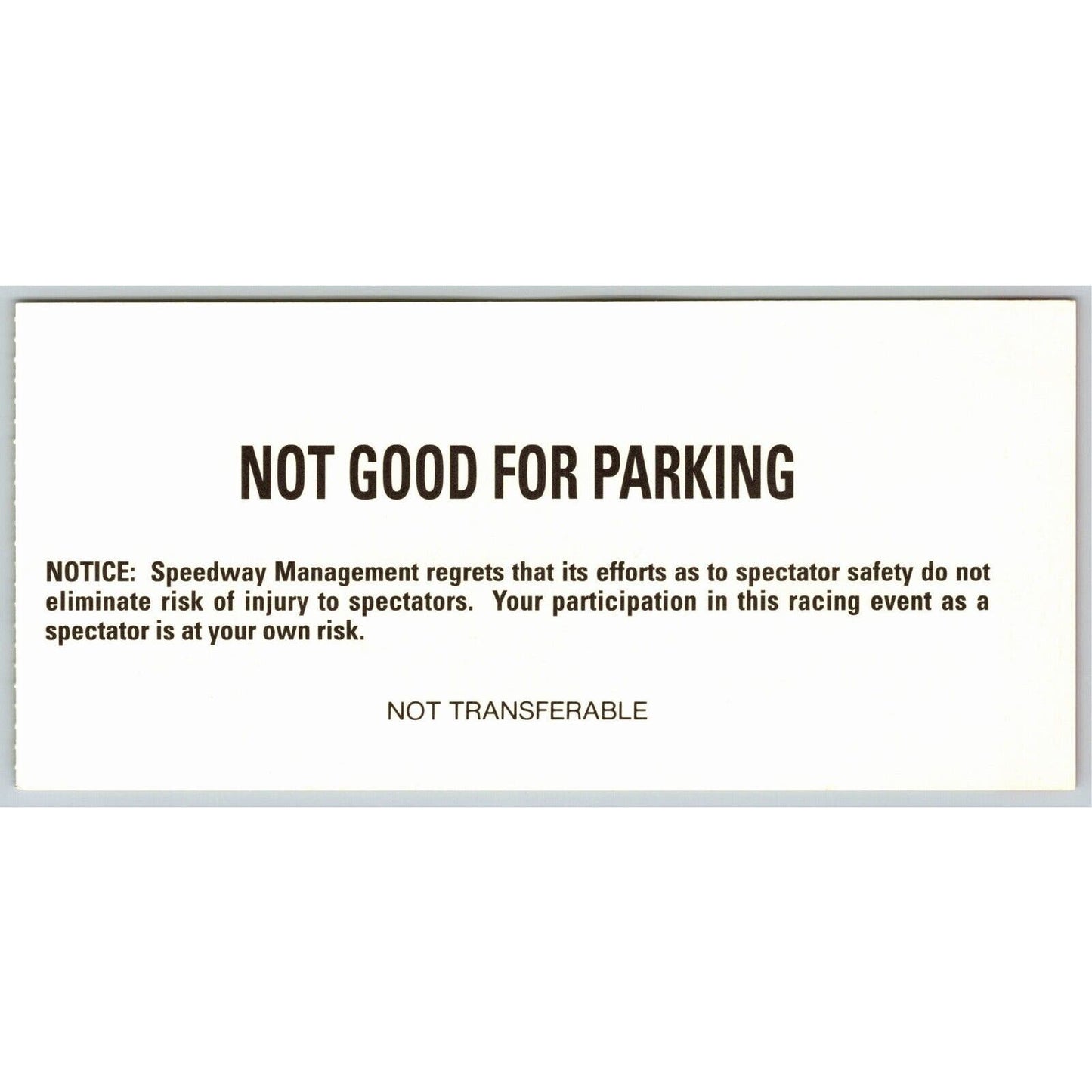 1998 Indy 500 Practice Day Hulman Terrace Ticket Stub IMS Indianapolis #53