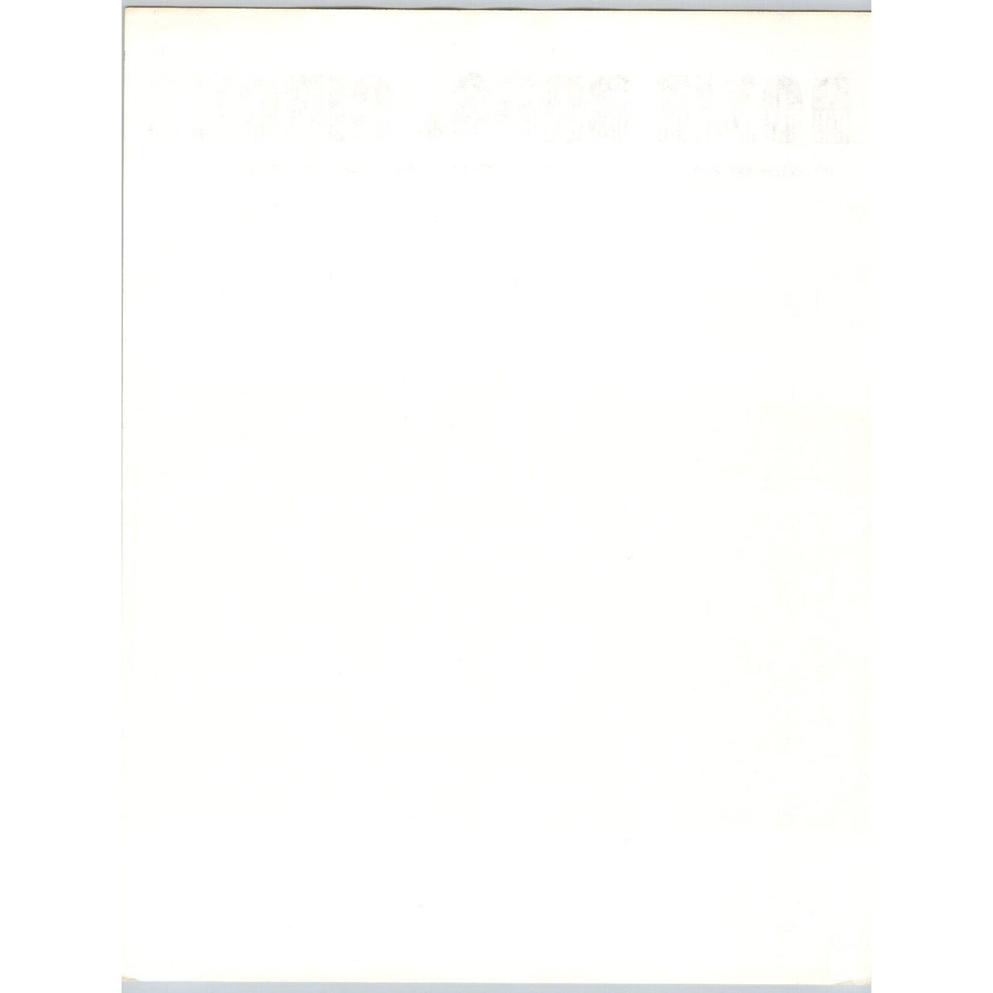 Hoxie Bros. Circus Letterhead c1976 Stars Stripes Font Scarce