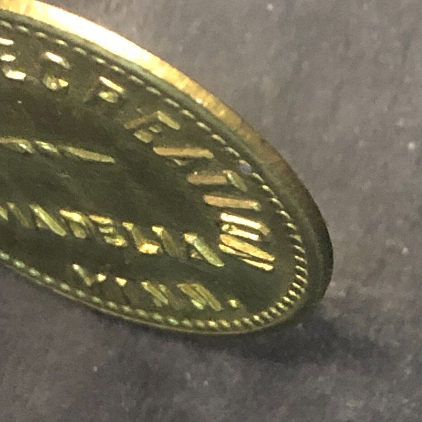 Madelia, MINN Green's Recreation G/F 10c Brass 25.5mm Scarce