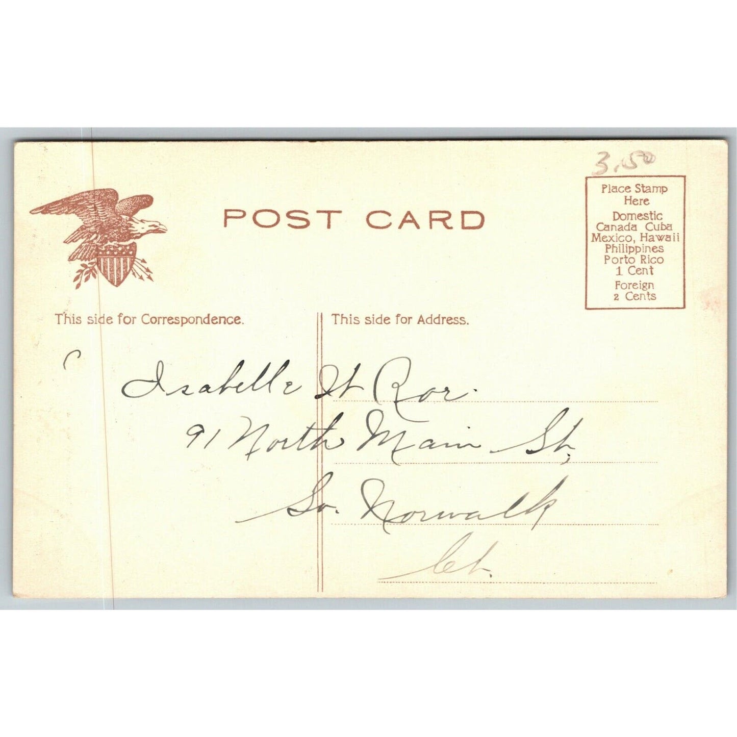 Vintage c1907-14 New York Postcard "Winter Scene, Bronx River" (Illustrated PC)
