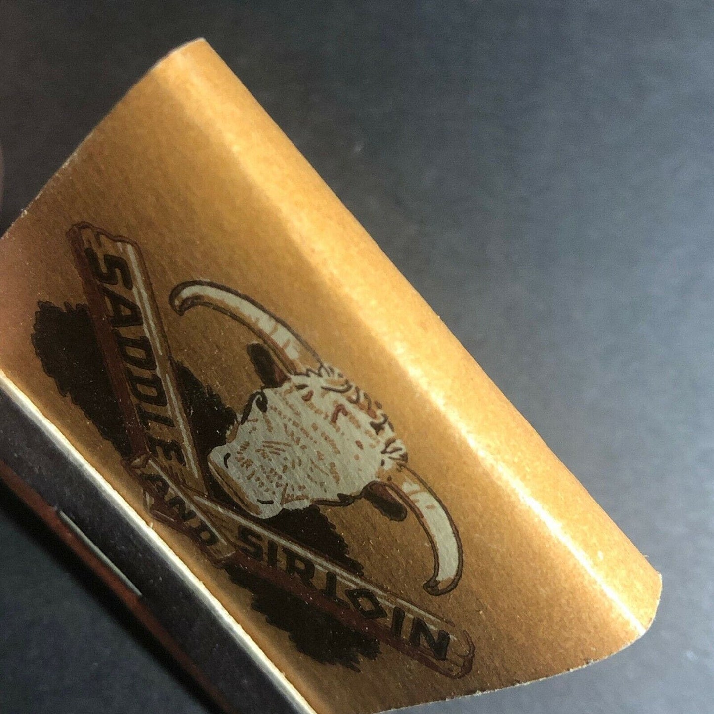Scarce c1940's-50's Full Matchbook Saddle and Sirloin Studio City Glendale