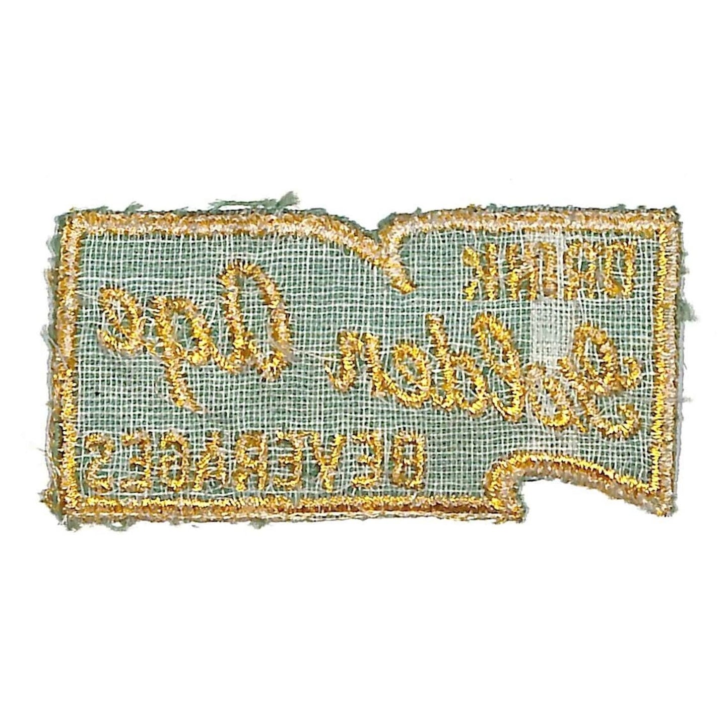 Golden Age Beverages Embroidered Soda Patch c1930's-40's VGC Scarce