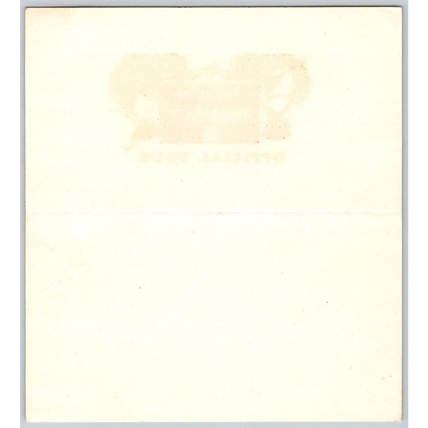 1951 Ringling Bros Barnum Bailey Circus Route Card San Francisco Los Angeles