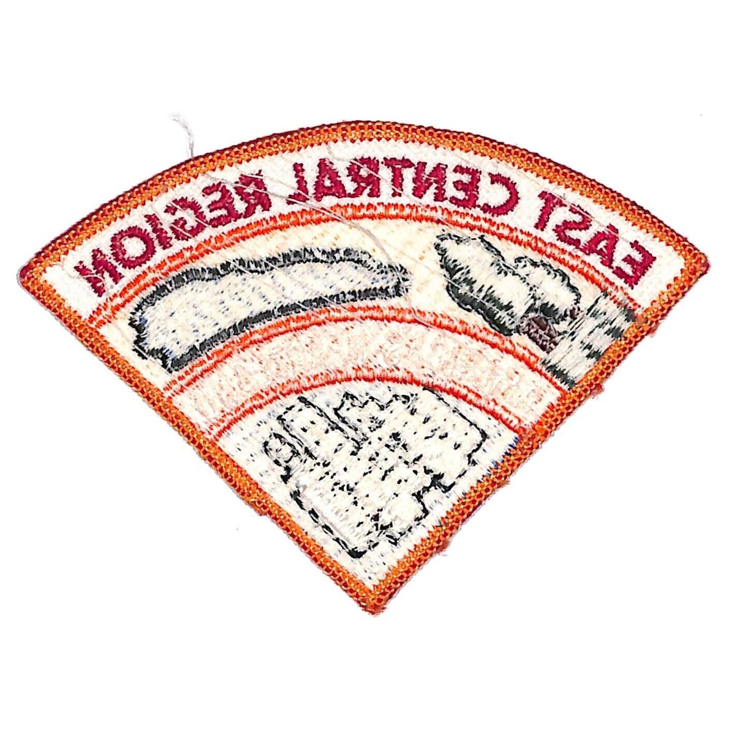 BSA Patch East Central Region "America's Heartland" Pie Shape