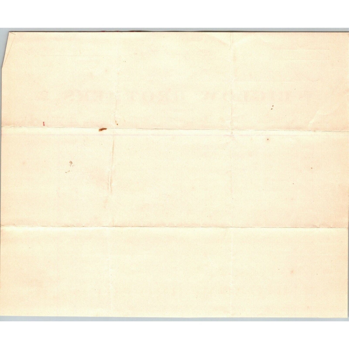 Biglow Brothers 1893 Letterhead Litchfield, Conn Brass Moulders' Clamps File