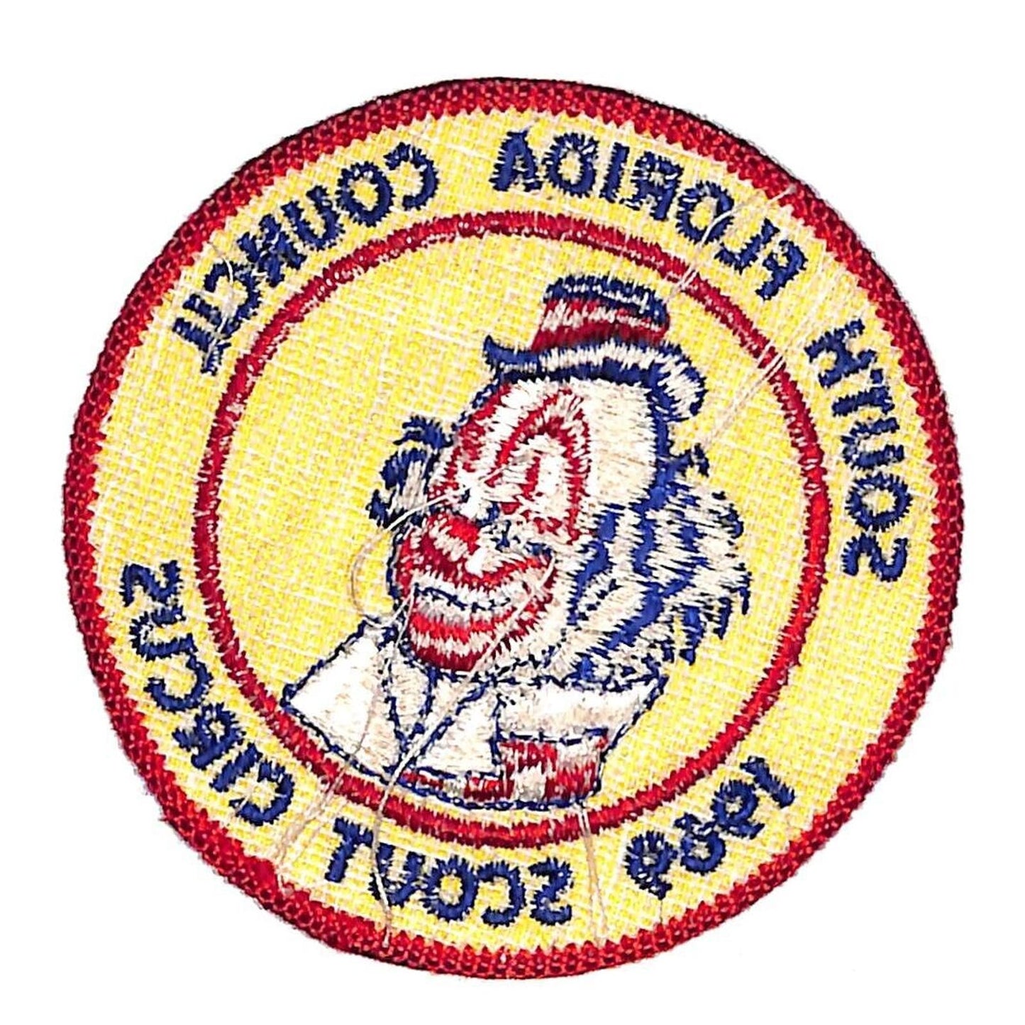 BSA Patch South Florida Council 1969 Scout Circus Clown VGC Scarce