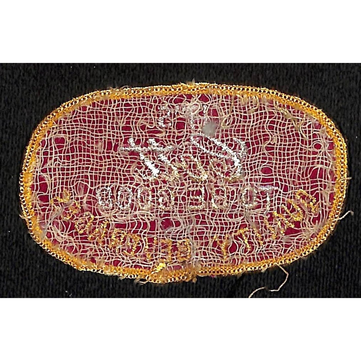 It's Cott To Be Good Embroidered Soda Patch c1950's-60's VGC Very Scarce