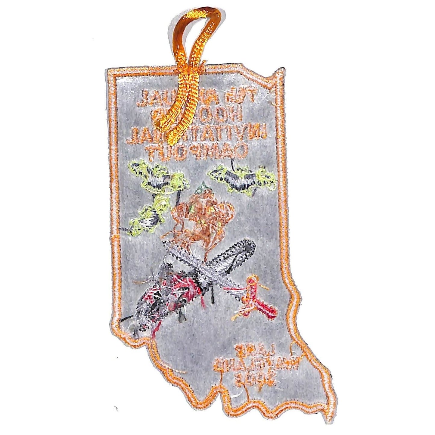 BSA Patch 7th Annual Hoosier Invitational Campout Lake Waveland 2005 Boy Scouts