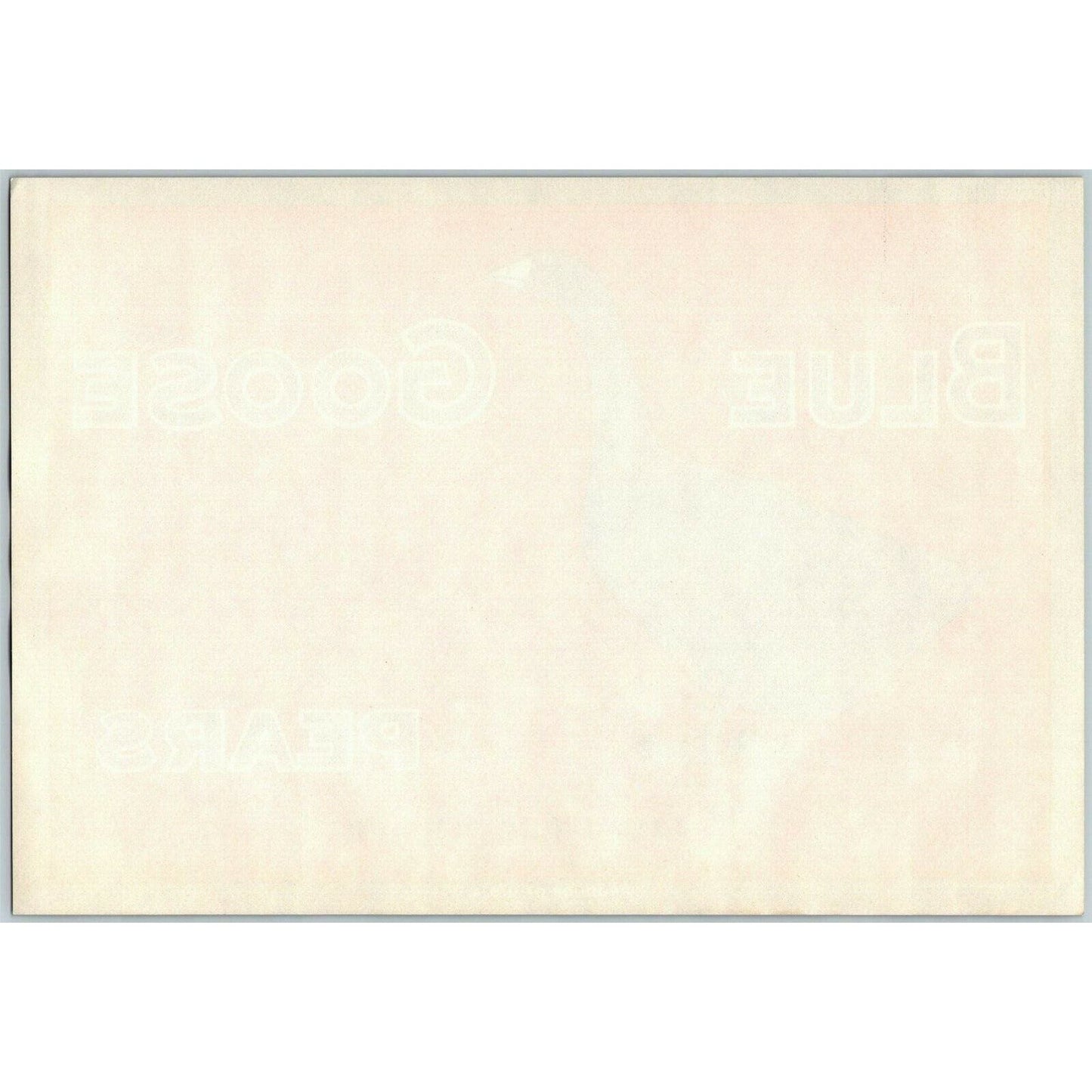 Blue Goose Pears Vintage Original Paper Fruit Crate Label Lodi, CA