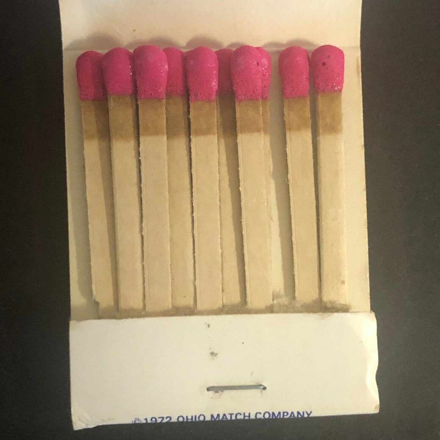 Vintage 1972 Full Matchbook "Vote" Patriotic Red White Blue - Circle