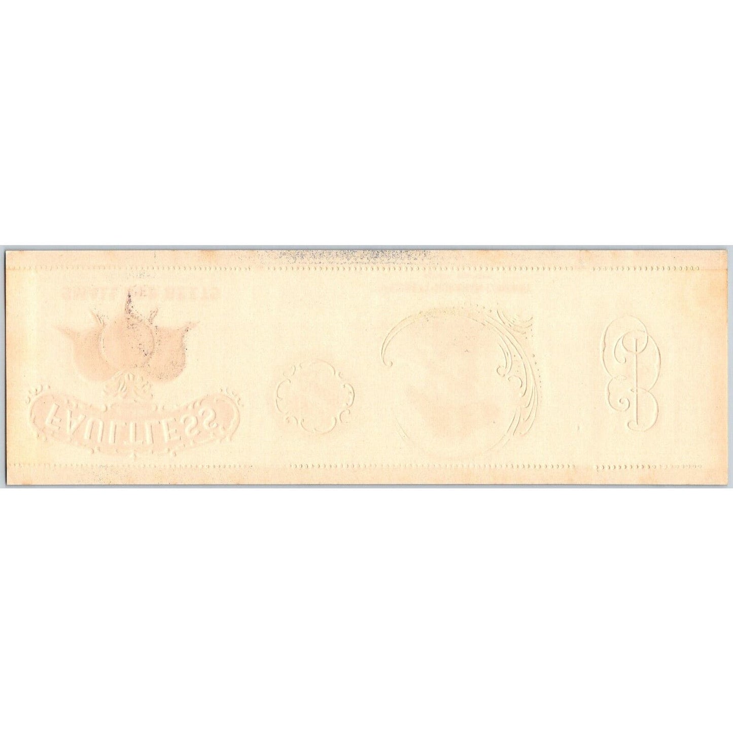 Faultless Brand Small Red Beets Paper Can Label Newark Embossed c1917-20's VGC