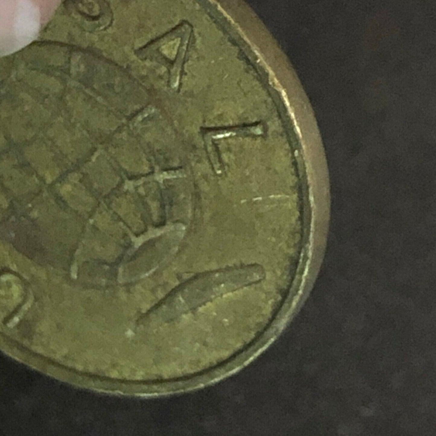 Vintage 22mm Brass "Universal" w/ Globe Token