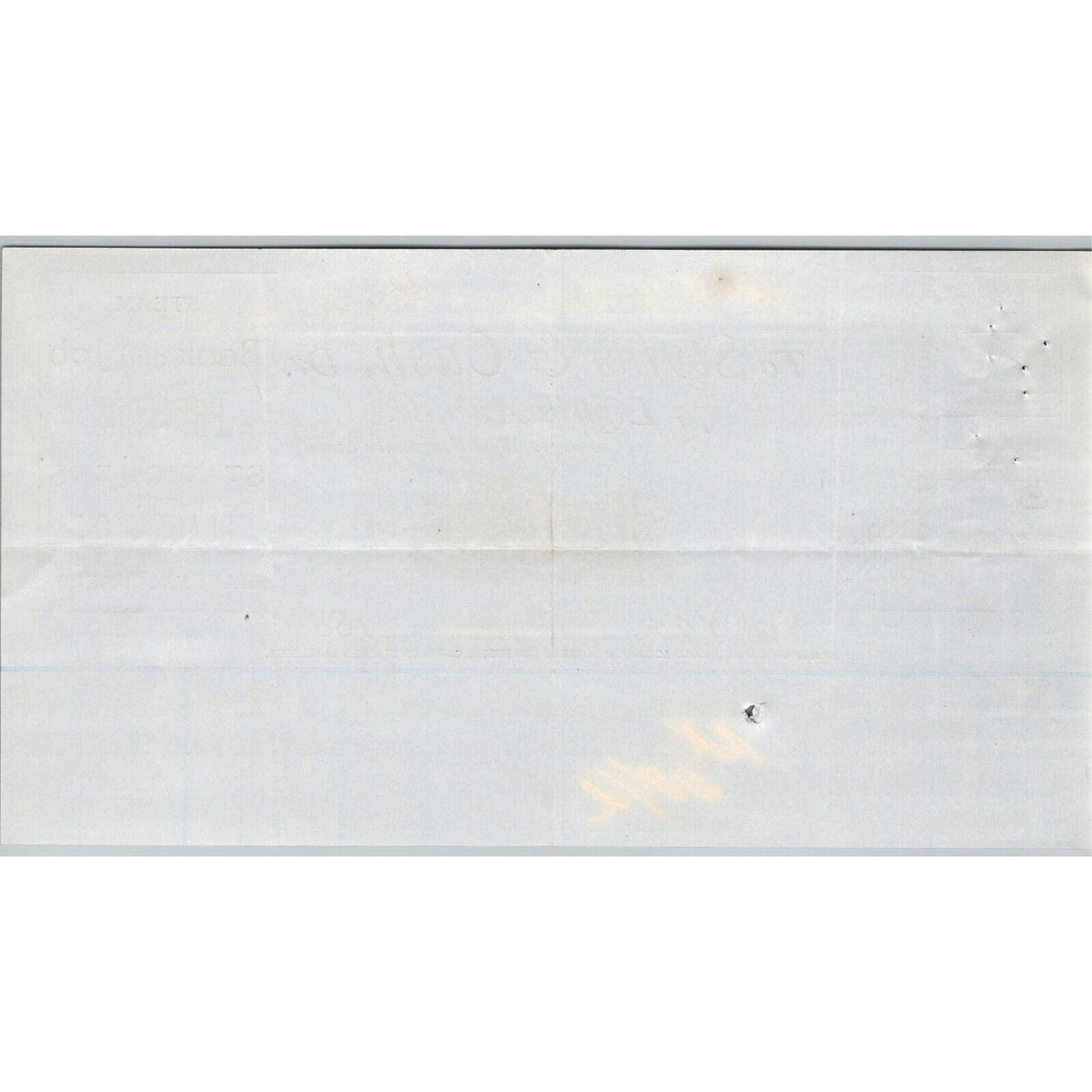 1888 Styles & Cash Steam Printers Stationers Billhead Letterhead 77 8th Ave NYC