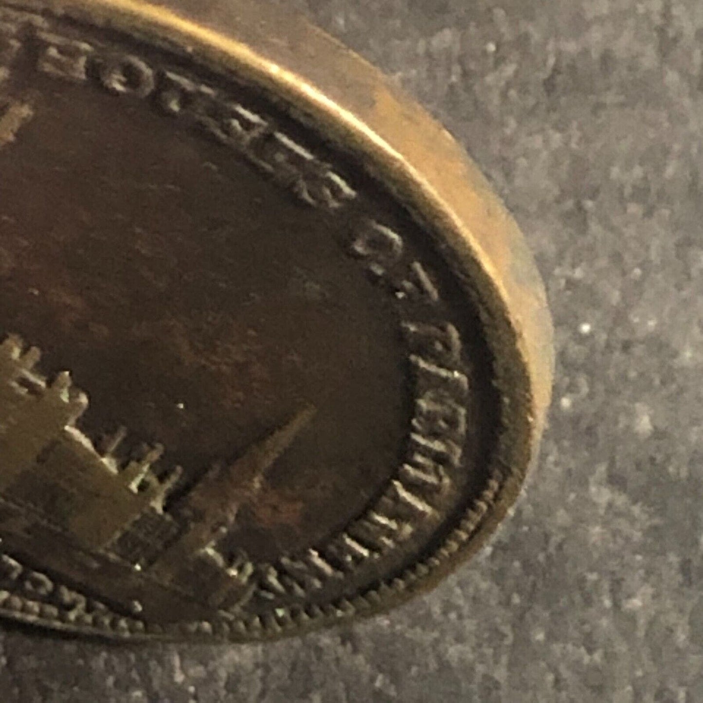1846 Queen Victoria The New Houses of Parliament Token 22.5mm Scarce