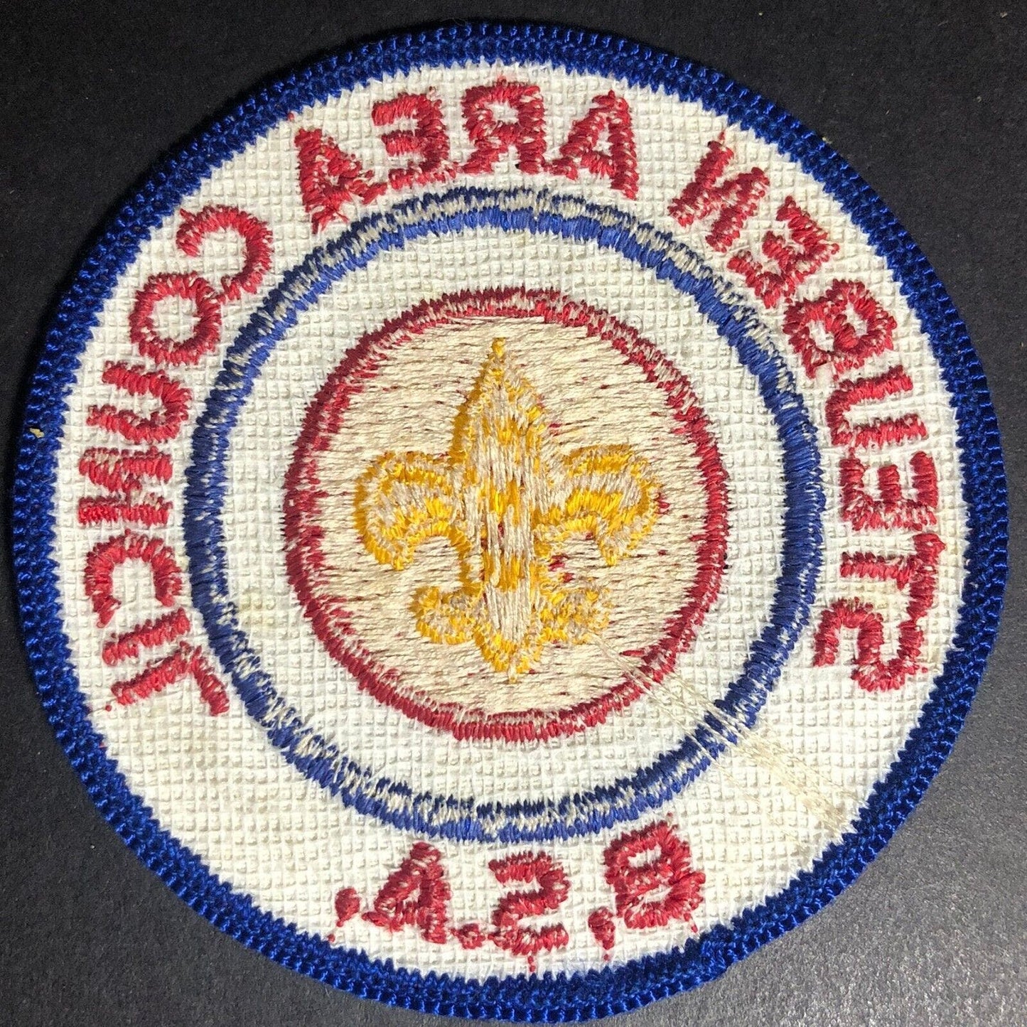 BSA Steuben Area Council - Vintage Embroidered Patch - c1970's Scarce